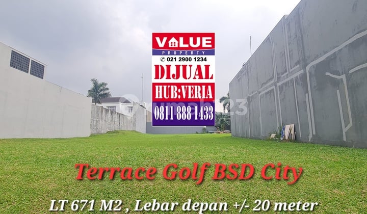 Kavling BSD Terrace Golf Badan Timur Laut