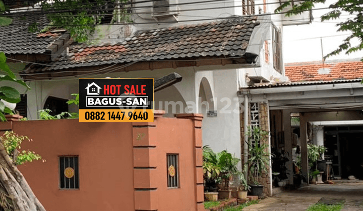 Rumah Strategis Luas 705M2 Ada Kamar Kontrakan di Menteng Jaksel