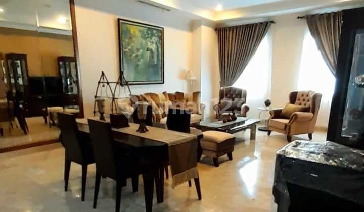 DIJUAL CEPAT !! HARGA TERMURAH !!! Apartemen Belleza 3BR FURNISHED