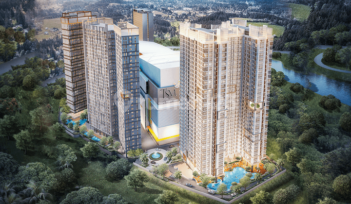 Apartement Transpark Cibubur, 2 Bedroom Baru Unfurnished. Siap Huni. Bisa Kpa Bunga Ringan