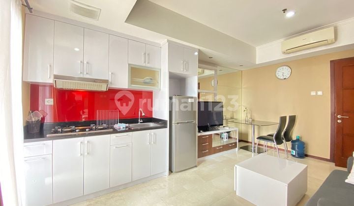 2Br Plus Furnish Bulanan Siap Huni Apt.royal Mediterania Dekat Cp