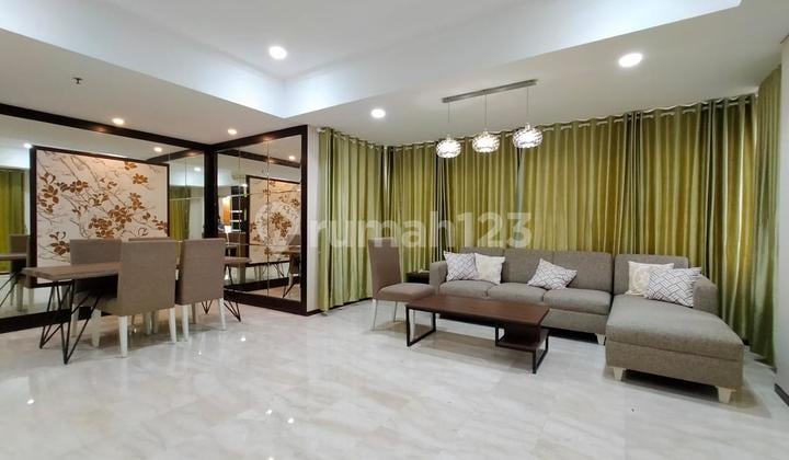 3 Kamar Furnish Interior Siap Huni Apt.royal Mediterania Tj Duren