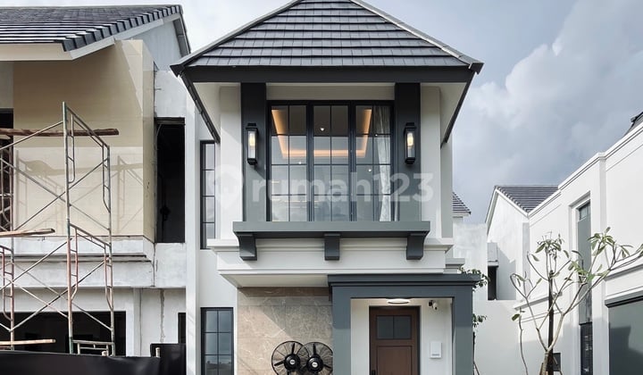 KPR DP 0% ccl 6jt Rumah Ala EROPA, Stasiun Cisauk ada Ciputra, AEON BSD TOLL dktnya