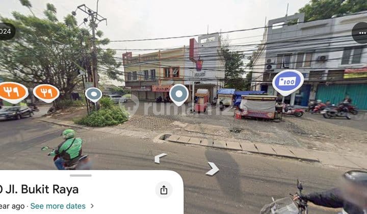 Tanah Komersil 5500M Serua Ciputat, 2 Muka Bonus 2 Ruko Bank Bca, Kavling Bintaro Sektor 7 9 Pamulang BSD