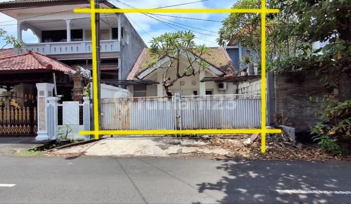 Tanah 2 Are Bonus Rumah 1 Lantai Disewakan, di Area Renon Denpasar