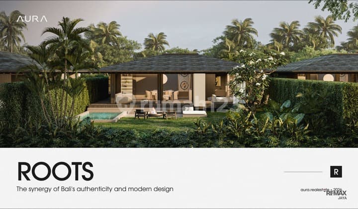 Villa Gaya Modern Disewakan Jangka Panjang 30 Th, di Ubud Area