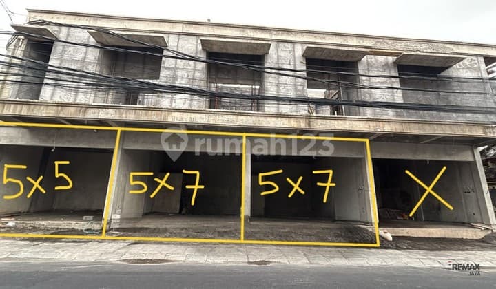 Ruko Bagus 1 Lantai Disewakan, di Area Premium Batu Bolong Canggu