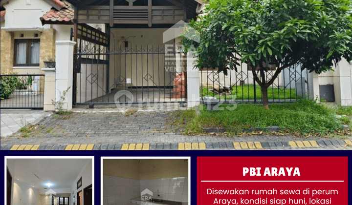 Disewakan Rumah di Perum Araya Dekat Binus, Kondisi Siap Huni
