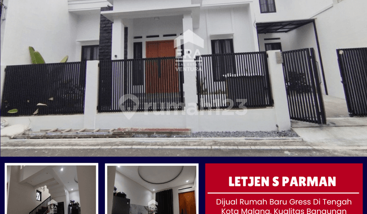 Dijual Rumah Baru Gress di Tengah Kota Malang, Bangunan Premium