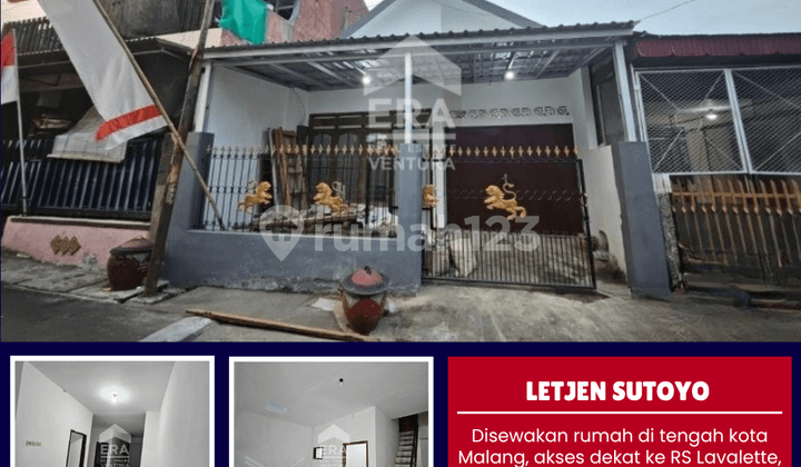 Disewakan Rumah di Tengah Kota Dekat ke Rs Lavalette, Rssa
