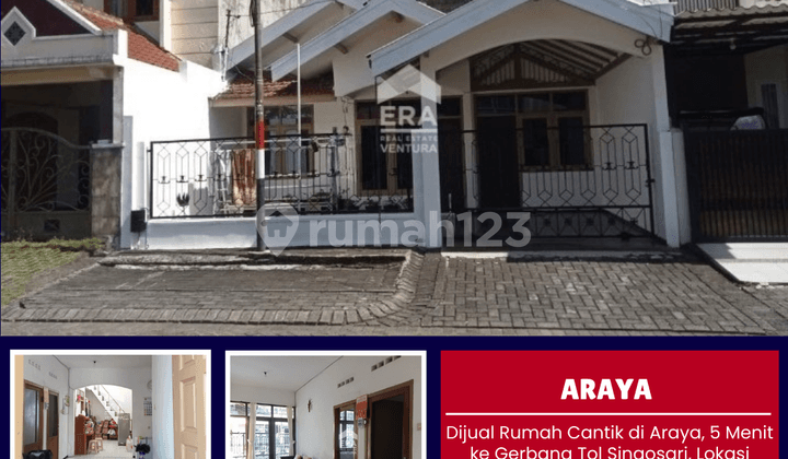 Dijual Rumah Cantik di Araya, 5 Menit ke Gerbang Tol Singosari