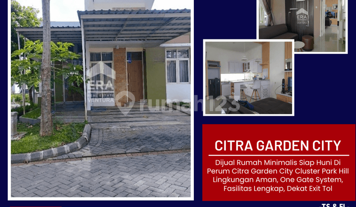 Dijual Rumah Baru Desain Minimalis Di Citra Garden City Malang