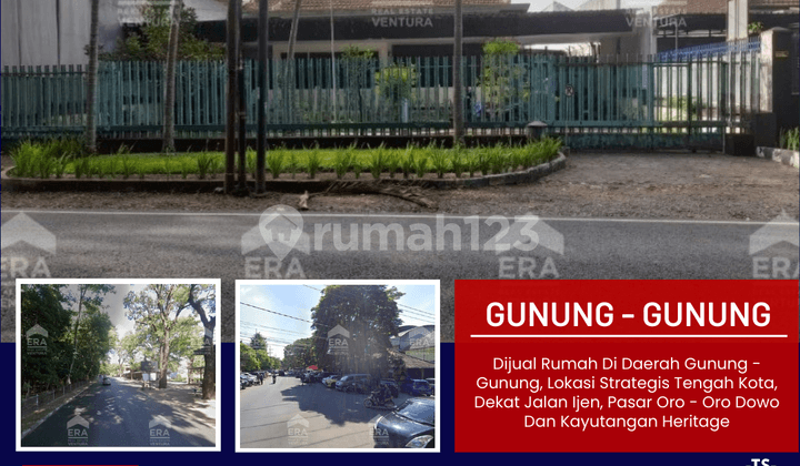 Rumah Di Daerah Gunung2, Lokasi Premium Di Tengah Kota