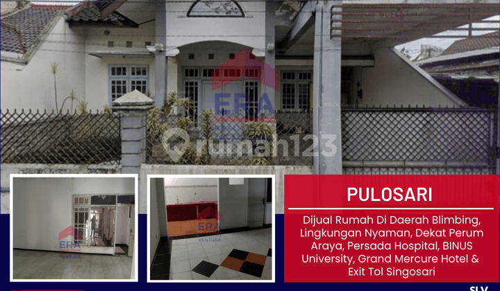 Rumah Di Daerah Blimbing, Lingkungan Nyaman, Dekat Perum Araya