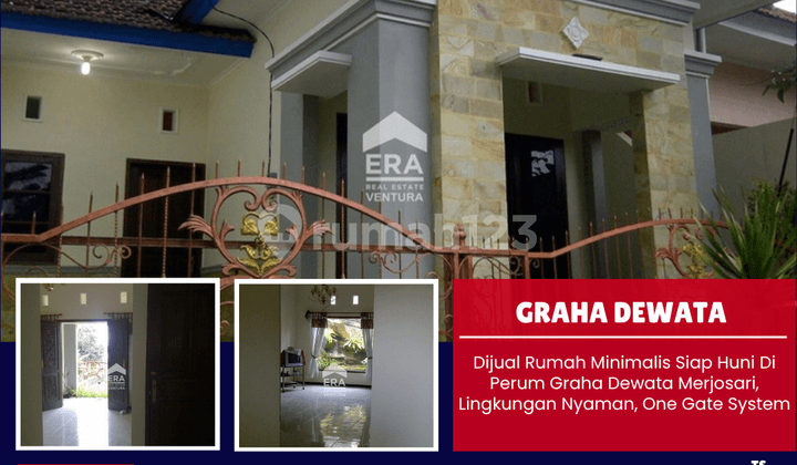 Dijual Rumah Minimalis Siap Huni di Perum Graha Dewata Merjosari