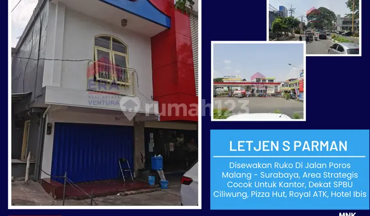 Disewakan Ruko Di Jalan Poros Malang - Surabaya