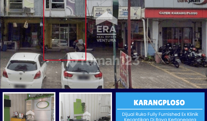 Dijual Ruko Full Furnish Ex Klinik Kecantikan Di Raya Karangploso