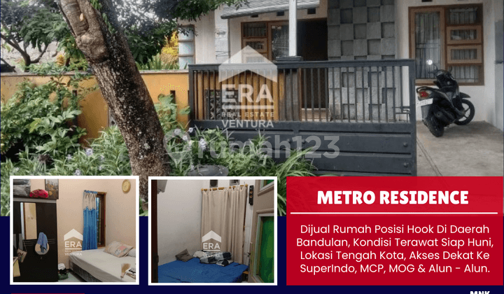 Dijual Rumah Posisi Hook di Daerah Bandulan