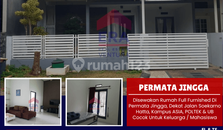 Disewakan Rumah Full Furnished Di Permata Jingga Soekarno Hatta