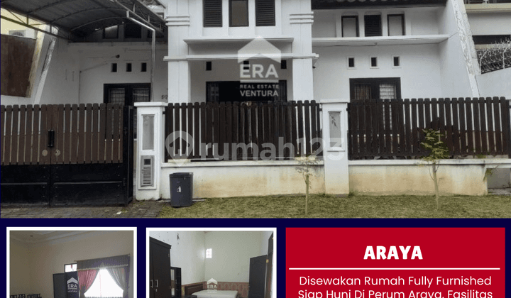 Disewakan Rumah Fully Furnished Siap Huni di Perum Araya