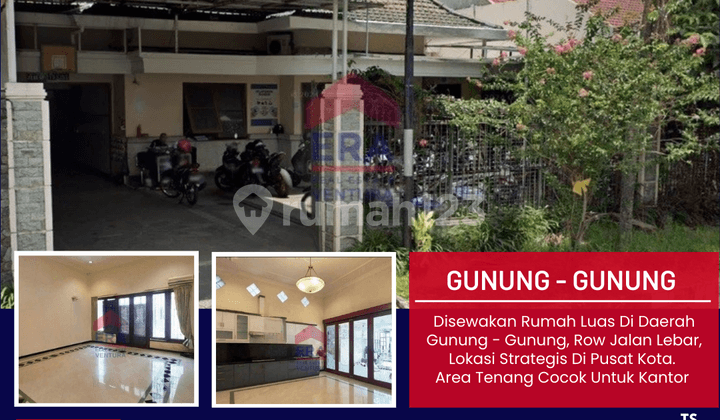 Disewakan Rumah Luas Di Daerah Gunung Gunung