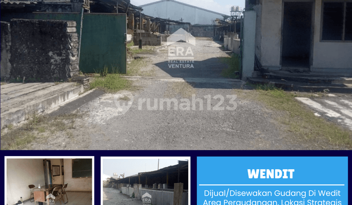 Dijual Gudang di Wedit Area Pergudangan, Akses Truk Kontainer