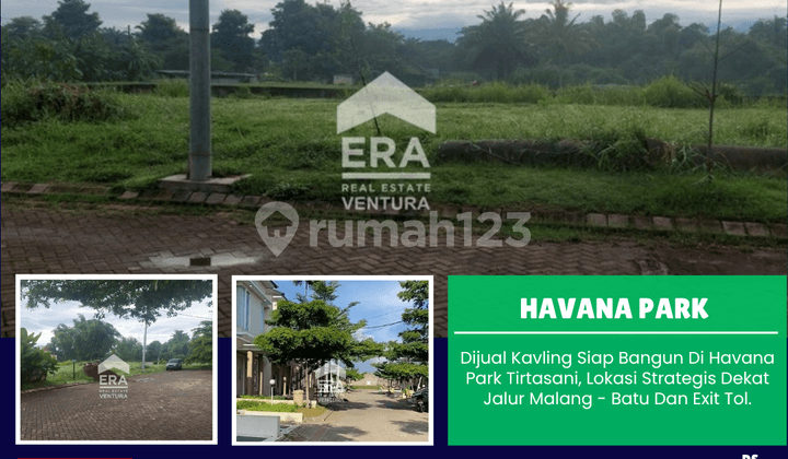 Dijual Kavling Siap Bangun di Havana Park Tirtasani