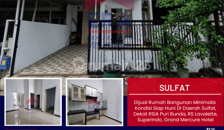 Rumah Bangunan Minimalis Kondisi Siap Huni Di Daerah Sulfat