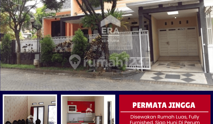 Disewakan Rumah Luas, Fully Furnished di Perum Permata Jingga