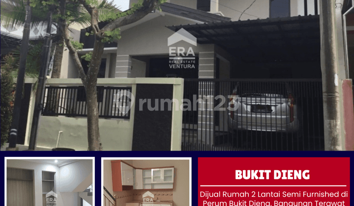 Dijual Rumah 2 Lantai Semi Furnished di Perum Bukit Dieng