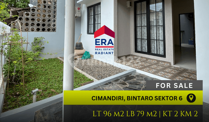 ******** | Rumah di Cimandiri Bintaro, Bagus dan Siap Huni
