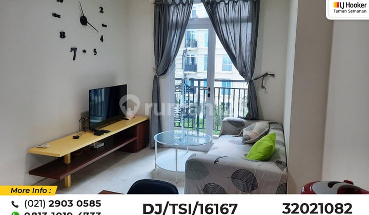 Apartement Puri Orchard Tower Cedar Height 2 BR Furnished Bagus