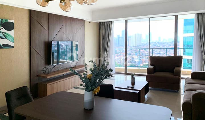 Bisa Jual atau Sewa Juga! Open Nego! Apartemen Casablanca, Tower 1, 2+1 BR Kondisi Furnished Bagus