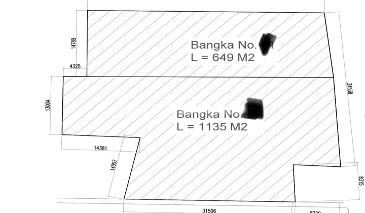Dijual Bawah Njop Tanah Depan Jalan Raya Bangka Kemang Mampang Prapatan Jakarta Selatan