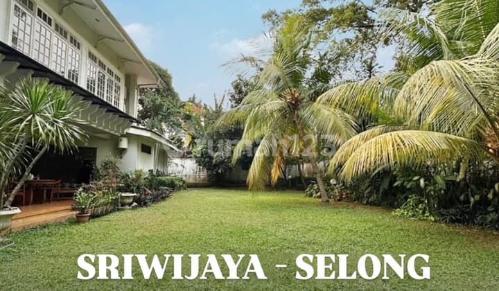 For Sale Old House Land Area Included Sriwijaya Selong Kebayoran Baru South Jakarta