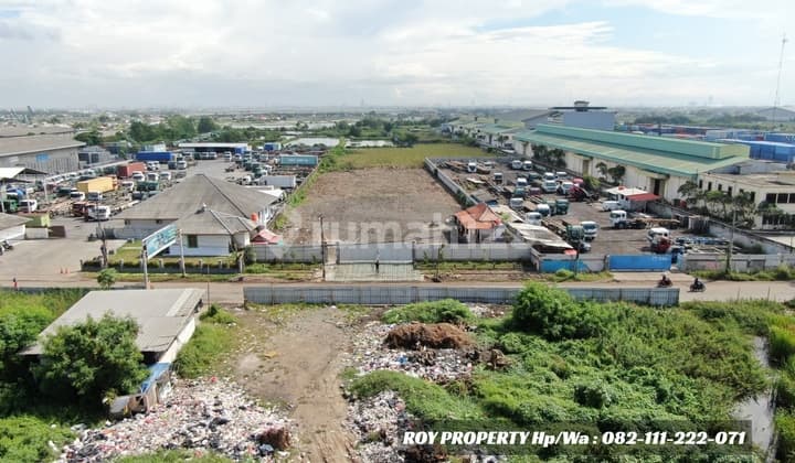 Cocok Untuk Gudang Dijual Tanah di Marunda 1 Ha Dekat Pintu Tol