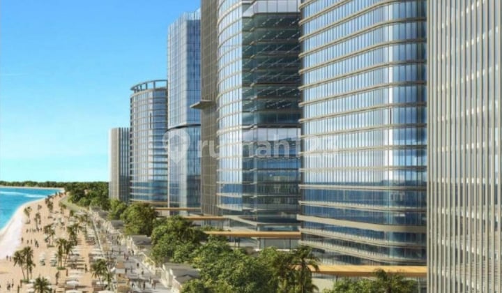 Jual Kavling Komersial Hadap Pantai Cbd Ginza Beachwalk Pik2 3500 M2 - Sell Land For Office 1568 And 1680 Sqm Cbd Ginza Beachwalk Signature Pik 2