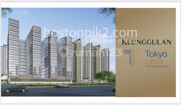 Jual 44 Juta New Office Tower Tokyo Riverside Pik 2 88 Sqm Unit E J Dp 0% Selama 5 Tahun Harga Early Bird