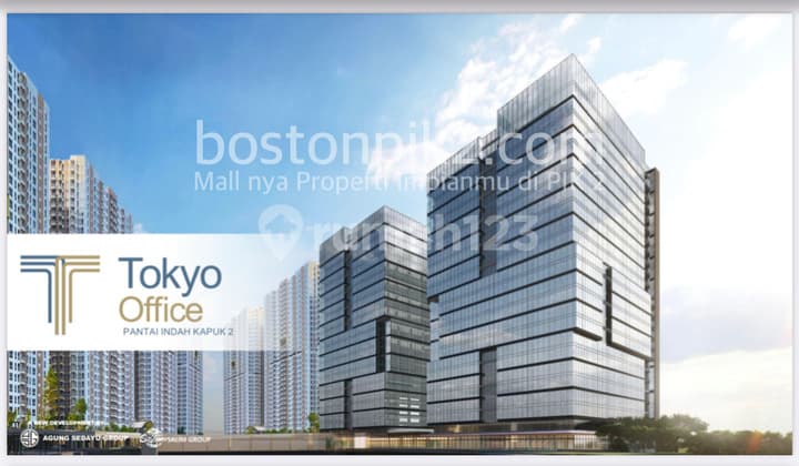 Jual Cicilan 146 Juta New Office Tower Tokyo Riverside Pik 2 301 Sqm Unit F H Dp 0% Selama 5 Tahun Harga Early Bird