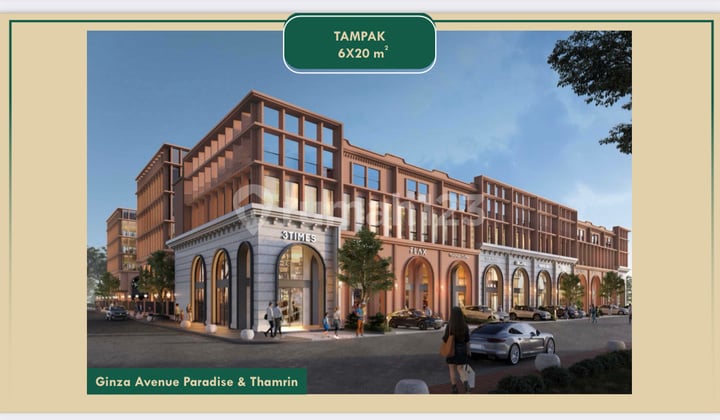 Jual Hanya 79 Juta Soho Ginza Pik 2 120 M2 6x20 Paradise Thamrin 3,5 Lantai Program Dp 0% Selama 2 Tahun - Sell Only 79 Million Soho Ginza 6x20 Paradise
