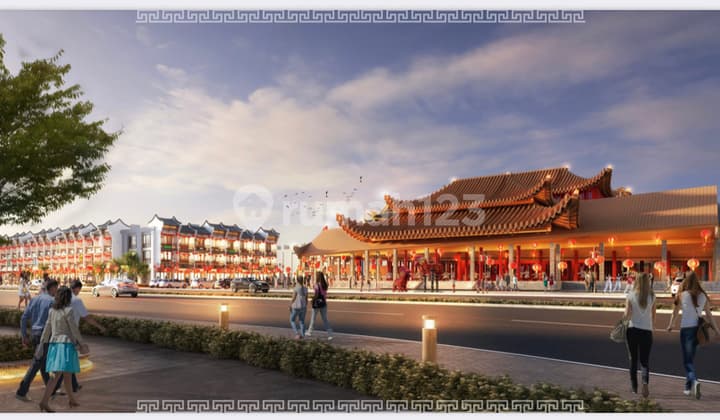 Jual 59 Juta Atau 7,7m Rukan Samping Petak Sembilan 9 Cin Te Yen 4,5x12,5 Hoek Ruko Type Vihara Pik2 - Sell Shop House Front Petak Sembilan 9 Cin Te Yen 4,5x12,5 Corner Pik 2