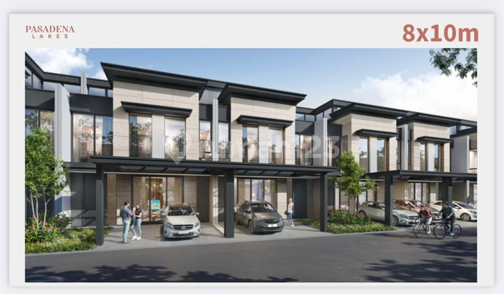 Jual Hanya 33 Juta Rumah Pasadena Lakes Pik 2 8x10 Elysia Program Dp 0% Selama 18 Bulan - Sell New House 8x10 4 Bedroom 3 Floor Pik 2
