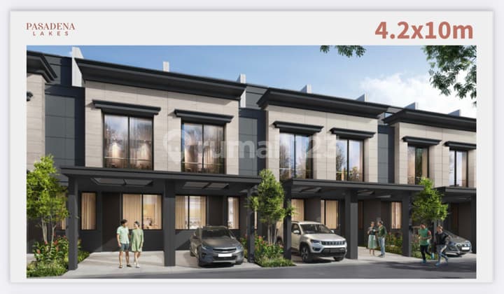Jual Hanya 18 Juta Rumah Pasadena Lakes Pik 2 4,2x10 Aira Program Dp 0% Dicicil 18 Bulan - Sell New House 4,2x10 2 Bedroom 3 Floor Pik 2