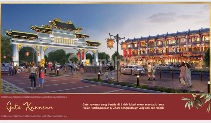 Jual 48 Juta Atau 6,3m Rukan Samping Petak Sembilan 9 Cin Te Yen 67,5 M2 4,5x15 Hoek 3 Lt Ruko Type Boulevard Samanhudi Pik2 - Sell Shop House Front Petak Sembilan 9 Cin Te Yen 4,5x15 Pik 2