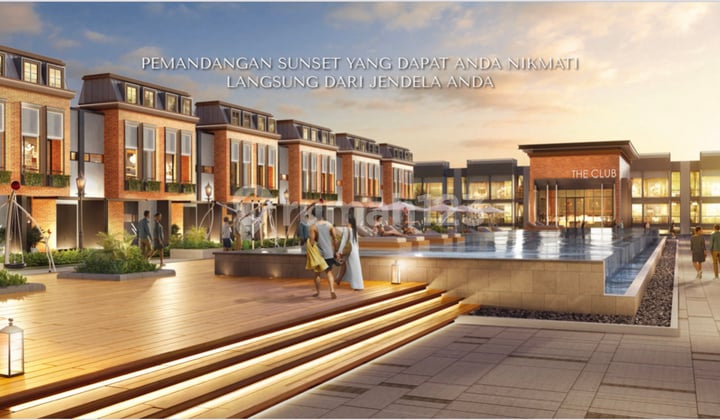 Jual Hanya 256 Juta Rumah Penthouse Ginza Pik 2 120 M2 6x20 Avenue 4,5 Lantai Program Dp 0% Selama 5 Tahun - Sell Only 256 Million Penthouse Ginza 6x20 120 M2 Avenue Pik 2