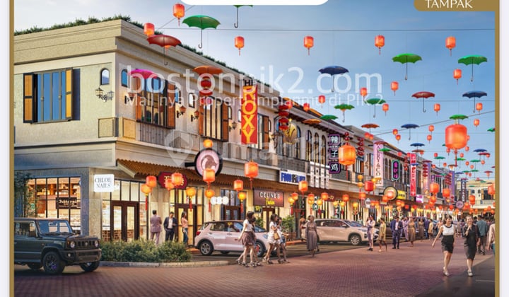 Jual Cicilan 76 Juta New Launching Rukan Ruko Heritage New Lau Pa Sat Street Lake Pik 2 4,5x12,5 Hoek 56 M2 2,5 Lantai Dp 0% Bisa Cicil 60x