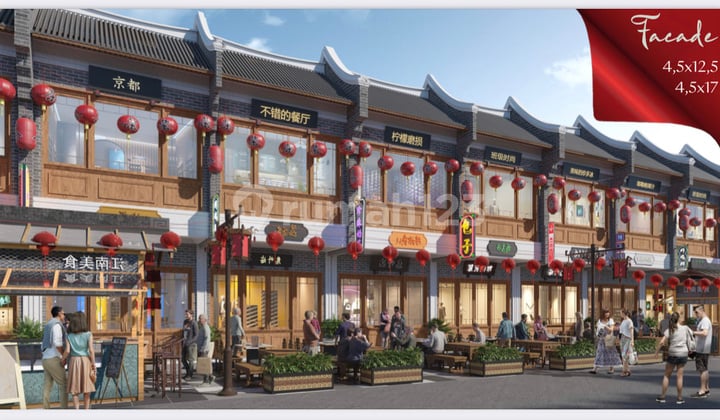 Jual 51 Juta atau 6,4M Rukan Samping Petak Sembilan 9 Cin Te Yen 4,5X12,5 Ruko Type Vihara Pik2 - Sell Shop House Front Petak Sembilan 9 Cin Te Yen 4,5X12,5 Pik 2