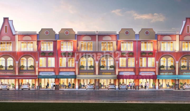 Jual Cicil 48 Juta Atau 6,7m Rukan Marina Bay Paris Samping Cbd Pasir Putih Pik2 - Sell Shop House Marina Bay Paris Side Cbd Pasir Putih Pik 2