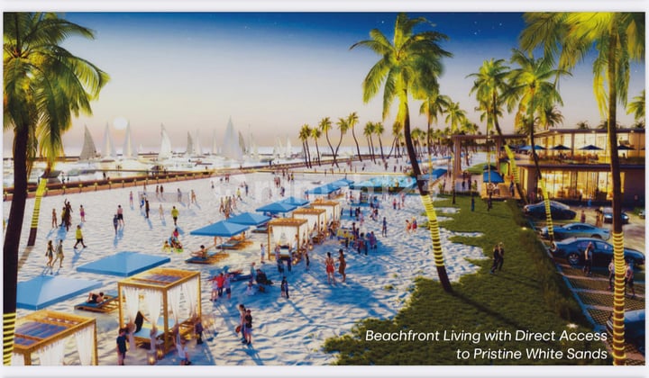Jual Kavling Komersial Hadap Pantai Cbd Ginza Beachwalk Pik2 1568 M2 - Sell Land For Office 1600 Sqm Cbd Ginza Beachwalk Signature Pik 2