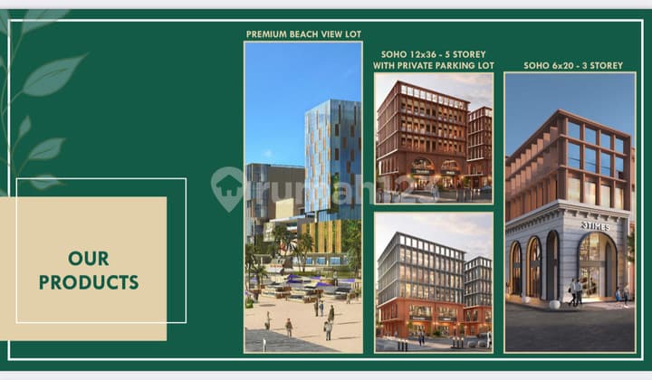 Jual Hanya 502 Juta Soho Ginza Pik 2 432 M2 12x36 Paradise 5 Lantai Program Dp 0% Selama 5 Tahun - Sell Only 502 Million Soho Ginza 12x36 432 M2 Paradise